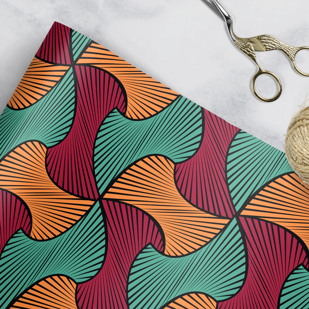 Afro Pattern Gift Wrap