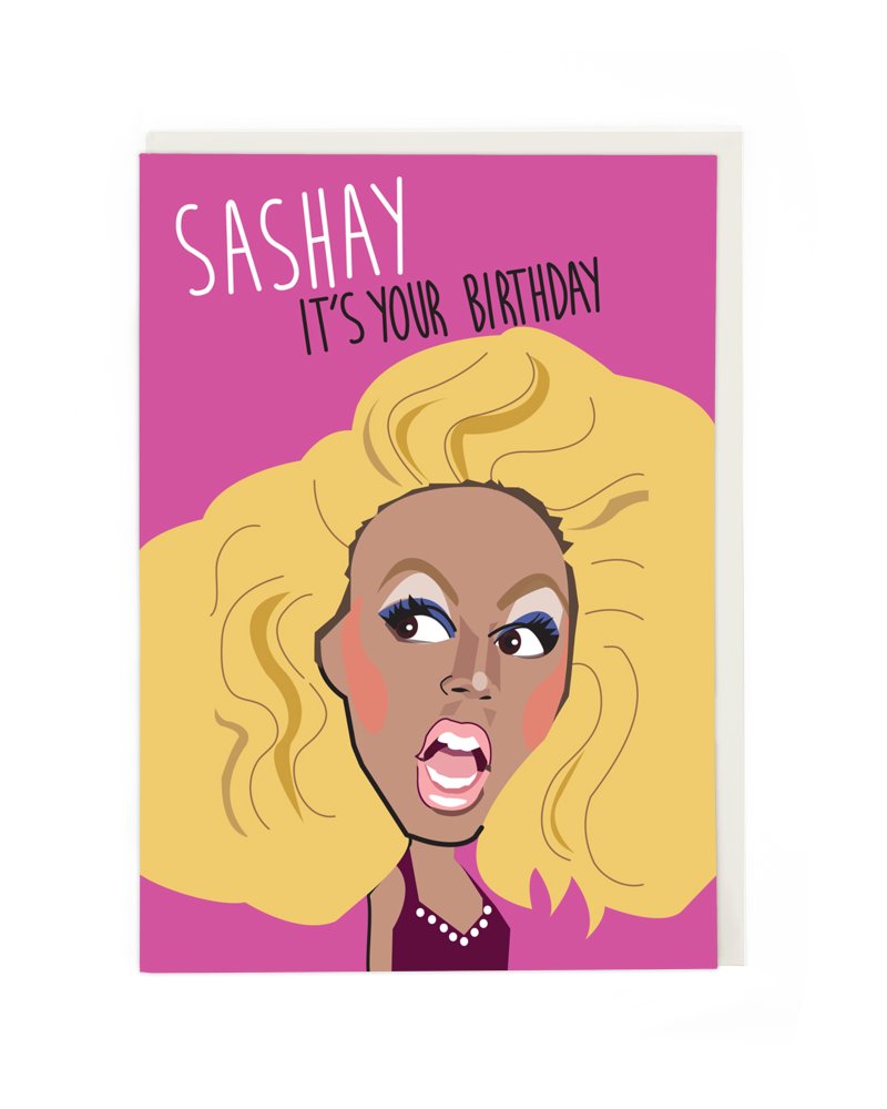 Load image into Gallery viewer, Sashay Birthday Greeting Card
