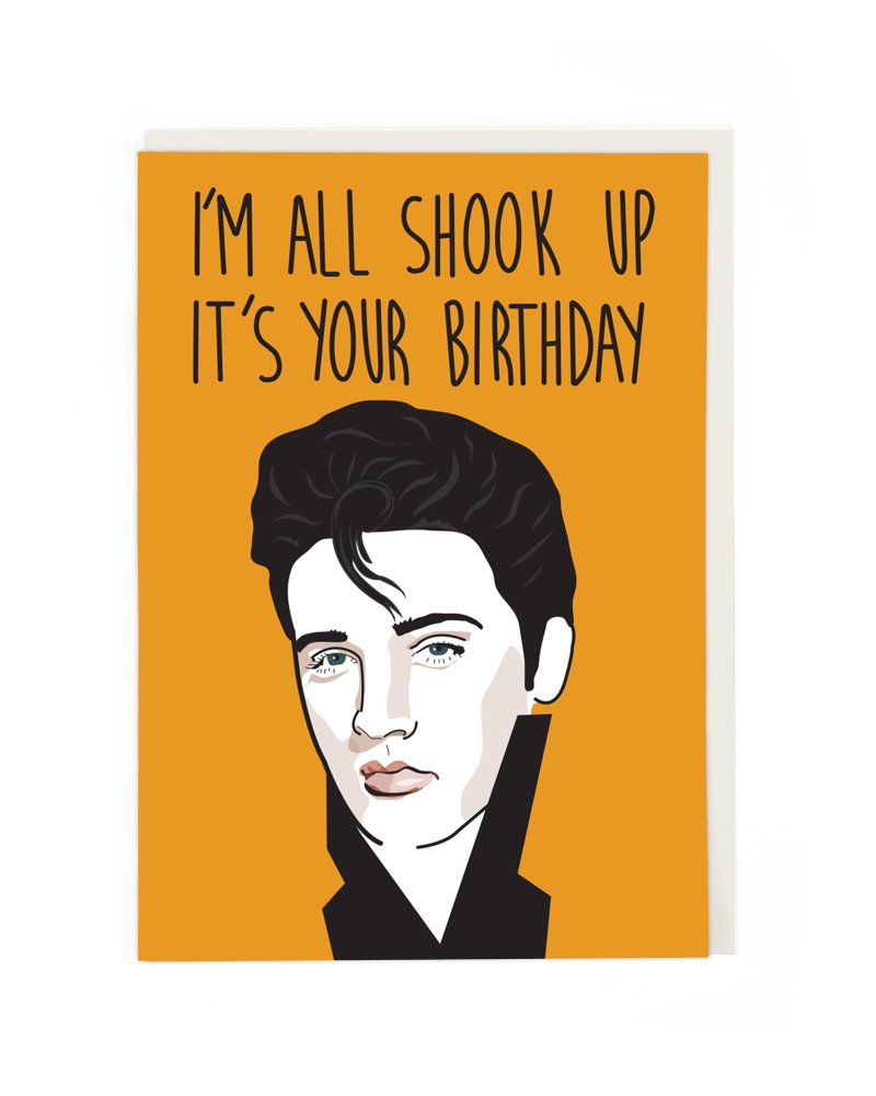 Load image into Gallery viewer, All Shook Up Birthday Card
