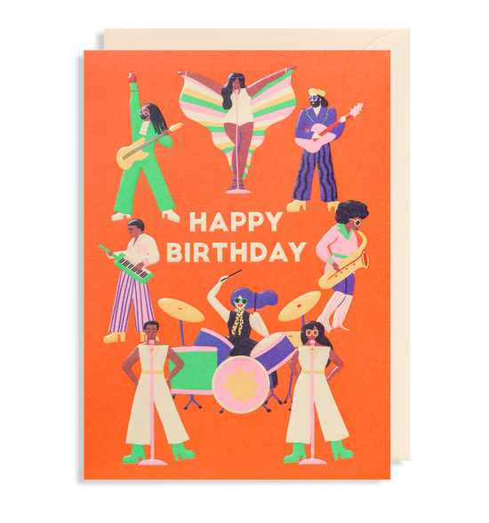 Happy Birthday Band Card