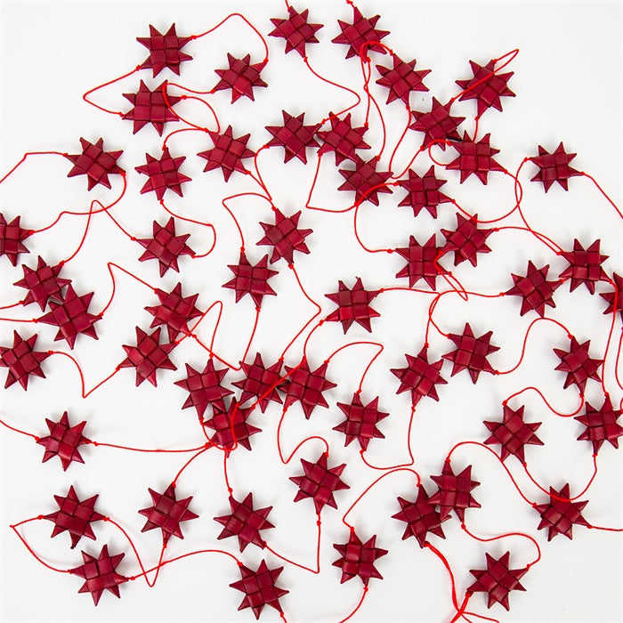 Red Stars String Garland