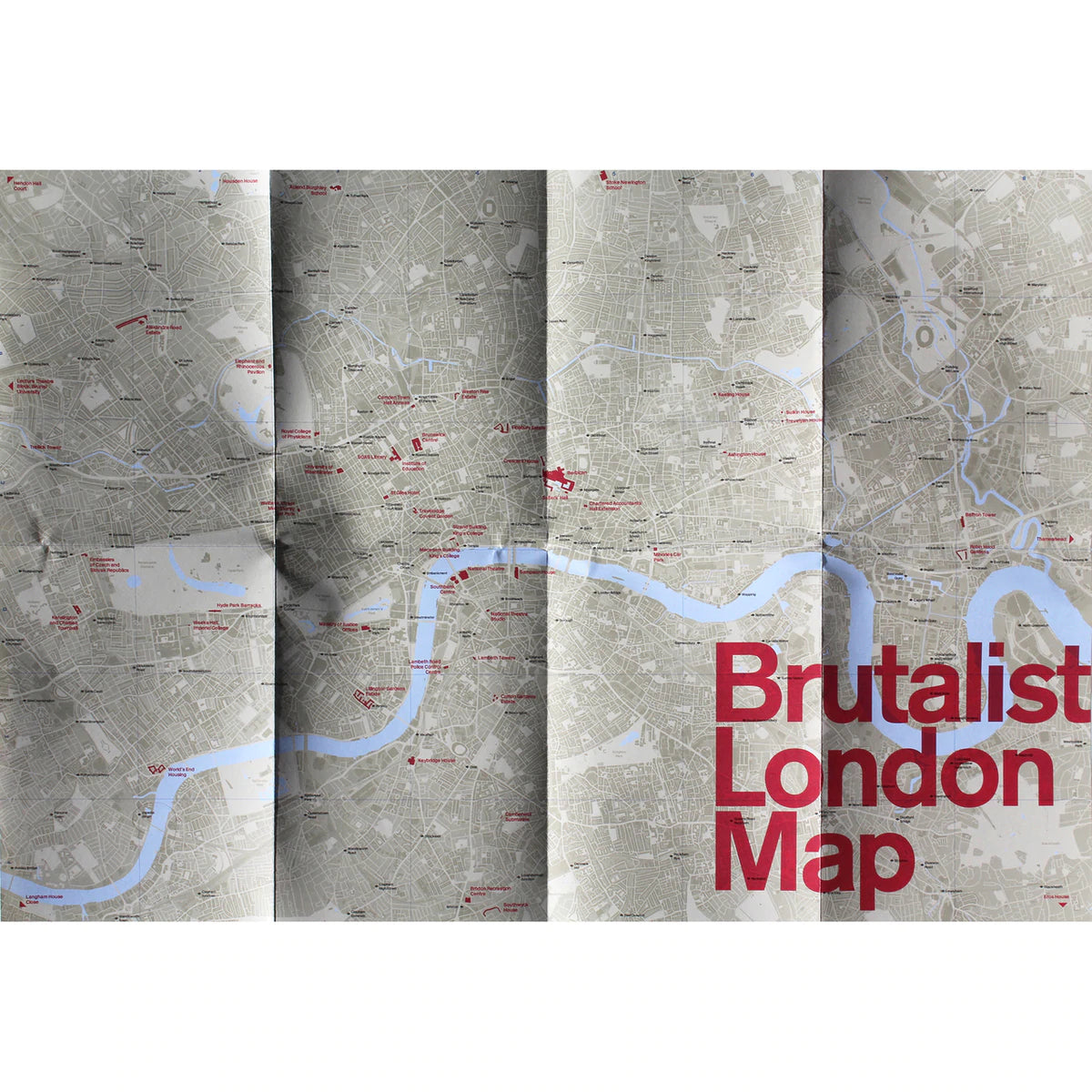 Brutalist London Map - 2nd Edition