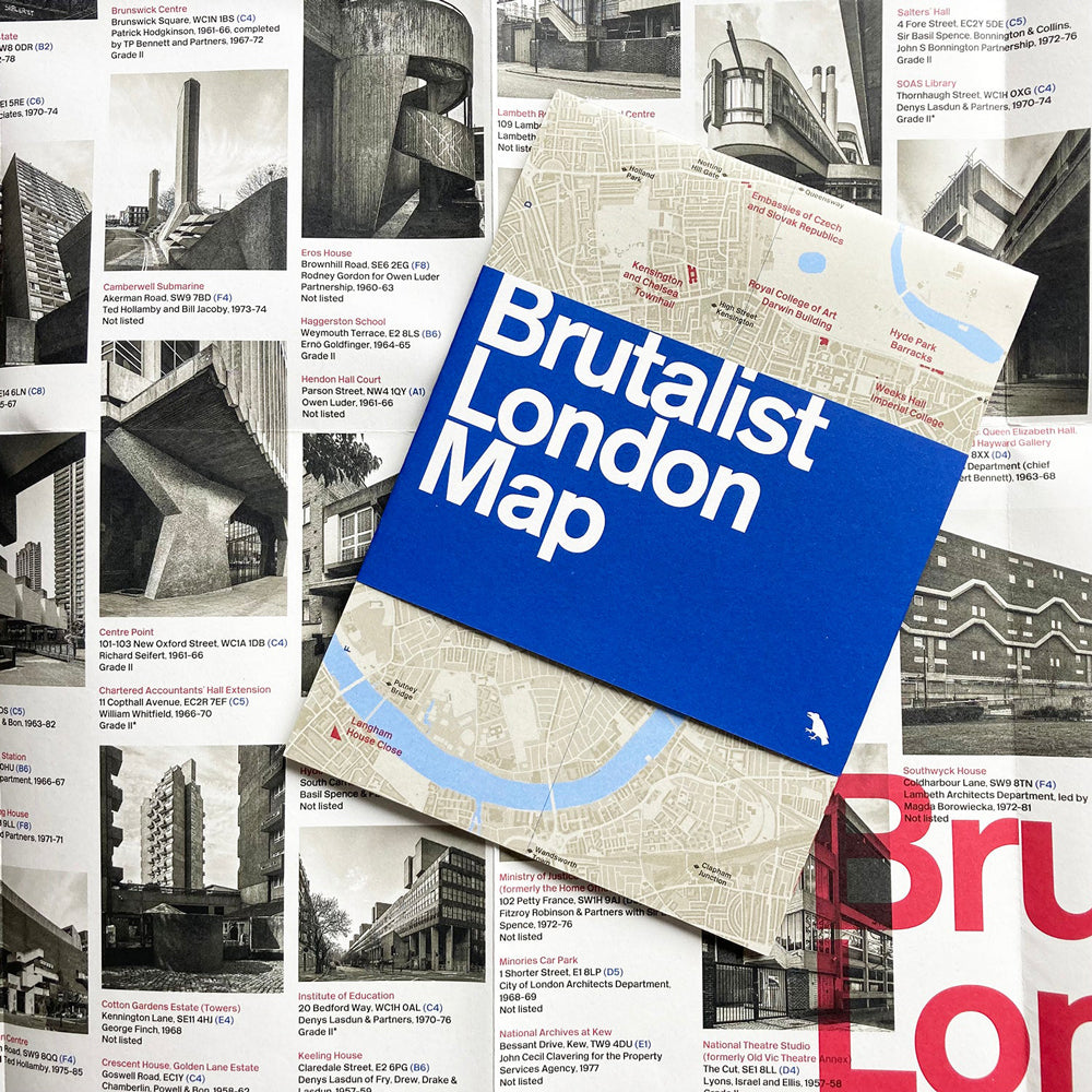 Brutalist London Map - 2nd Edition
