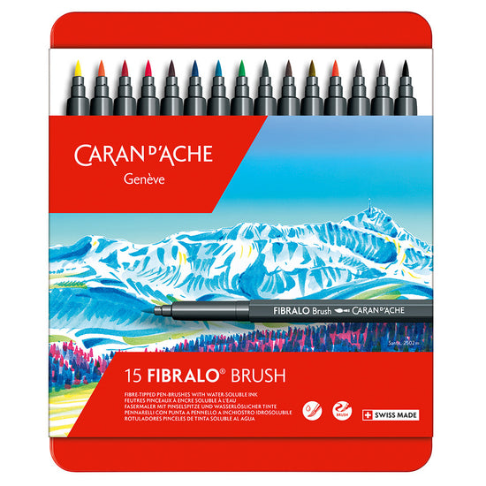 Fabrilo Set of 15 Brush Pens
