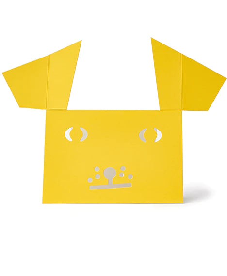 Yellow Dog Cut&Make Greeting Card