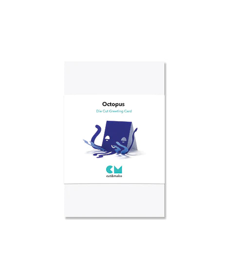 Octopus Cut&Make Greeting Card