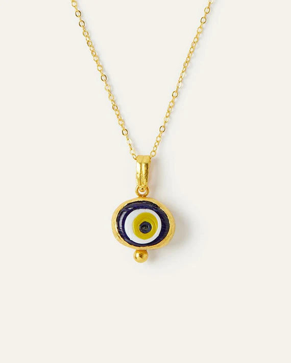 Cornicello Evil Eye Artisan Glass Necklace