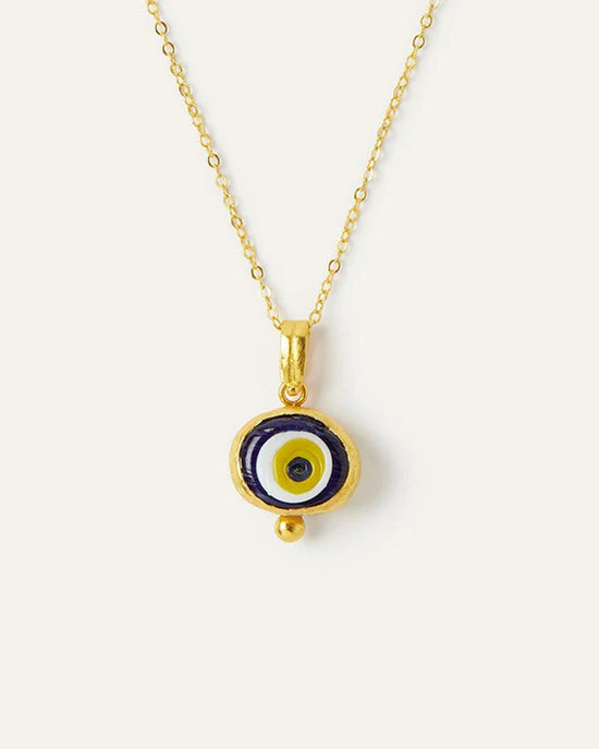 Load image into Gallery viewer, Cornicello Evil Eye Artisan Glass Necklace
