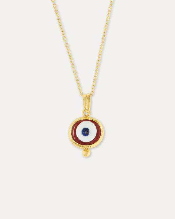 Load image into Gallery viewer, Cornicello Evil Eye Artisan Glass Necklace

