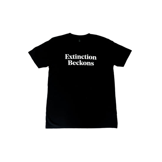 Load image into Gallery viewer, Mike Nelson: Extinction Beckons Exhibition T-Shirt
