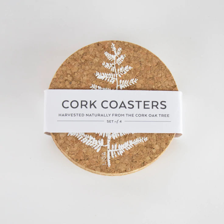 Fern Cork Coaster