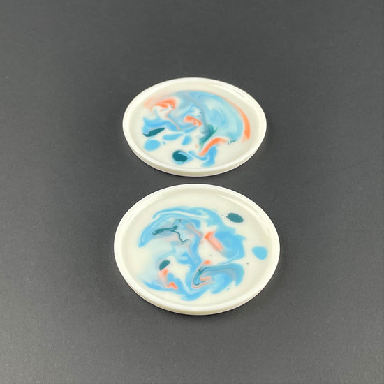 Ash & Fire Porcelain Coaster