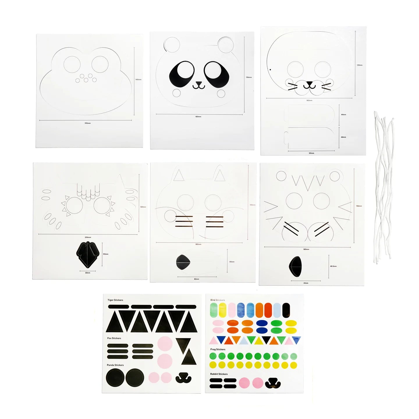 Make Colour & Play - Animal Masks