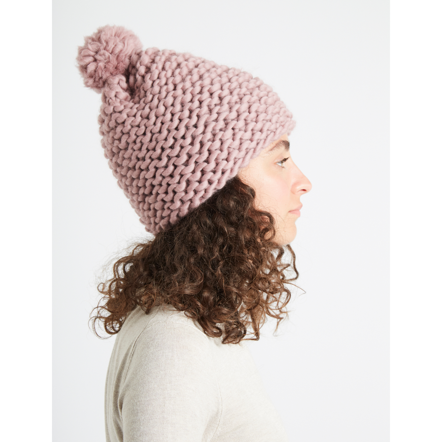 Make Your Own Beanie - Mauve Pink