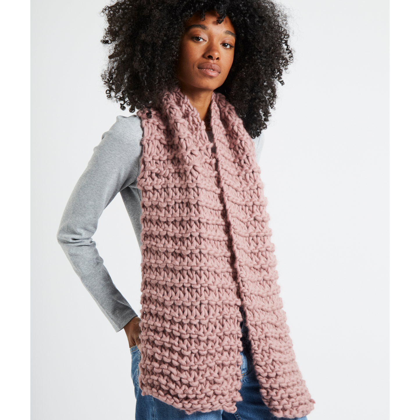 Make Your Own Scarf - Mauve Pink