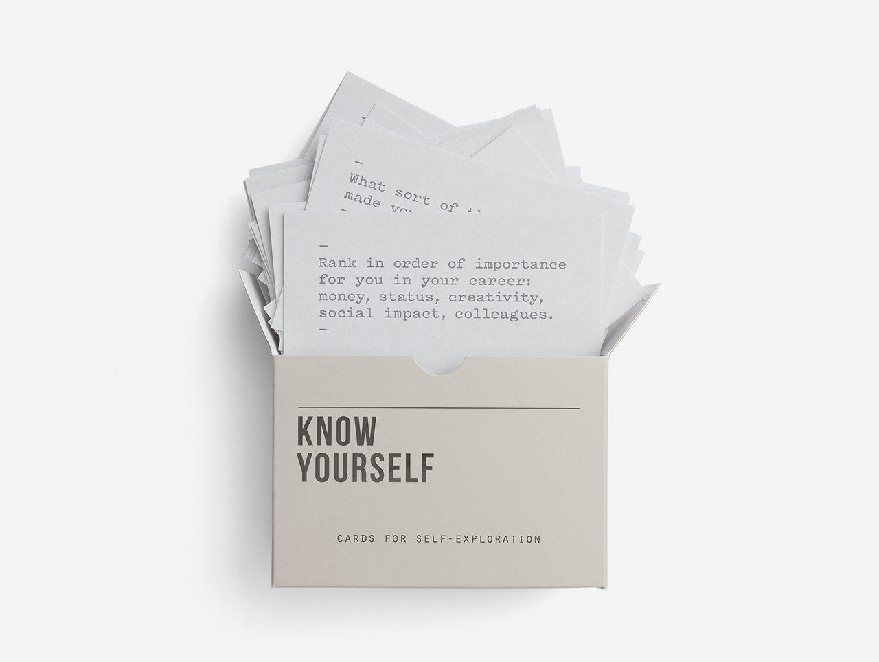 Know Yourself Cards