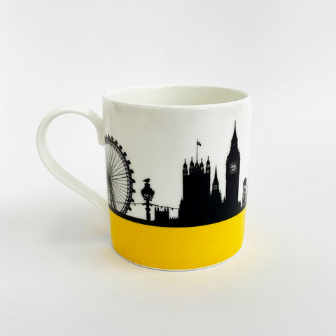 London Skyline Yellow Mug