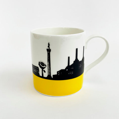 London Skyline Yellow Mug