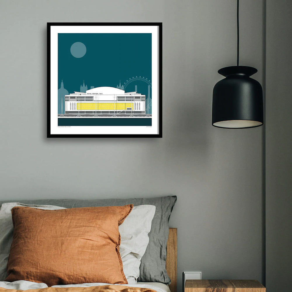 
                  
                    Royal Festival Hall Sun Blue Print
                  
                