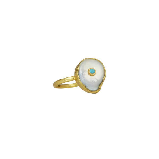Load image into Gallery viewer, Amalfi Pearl Ring
