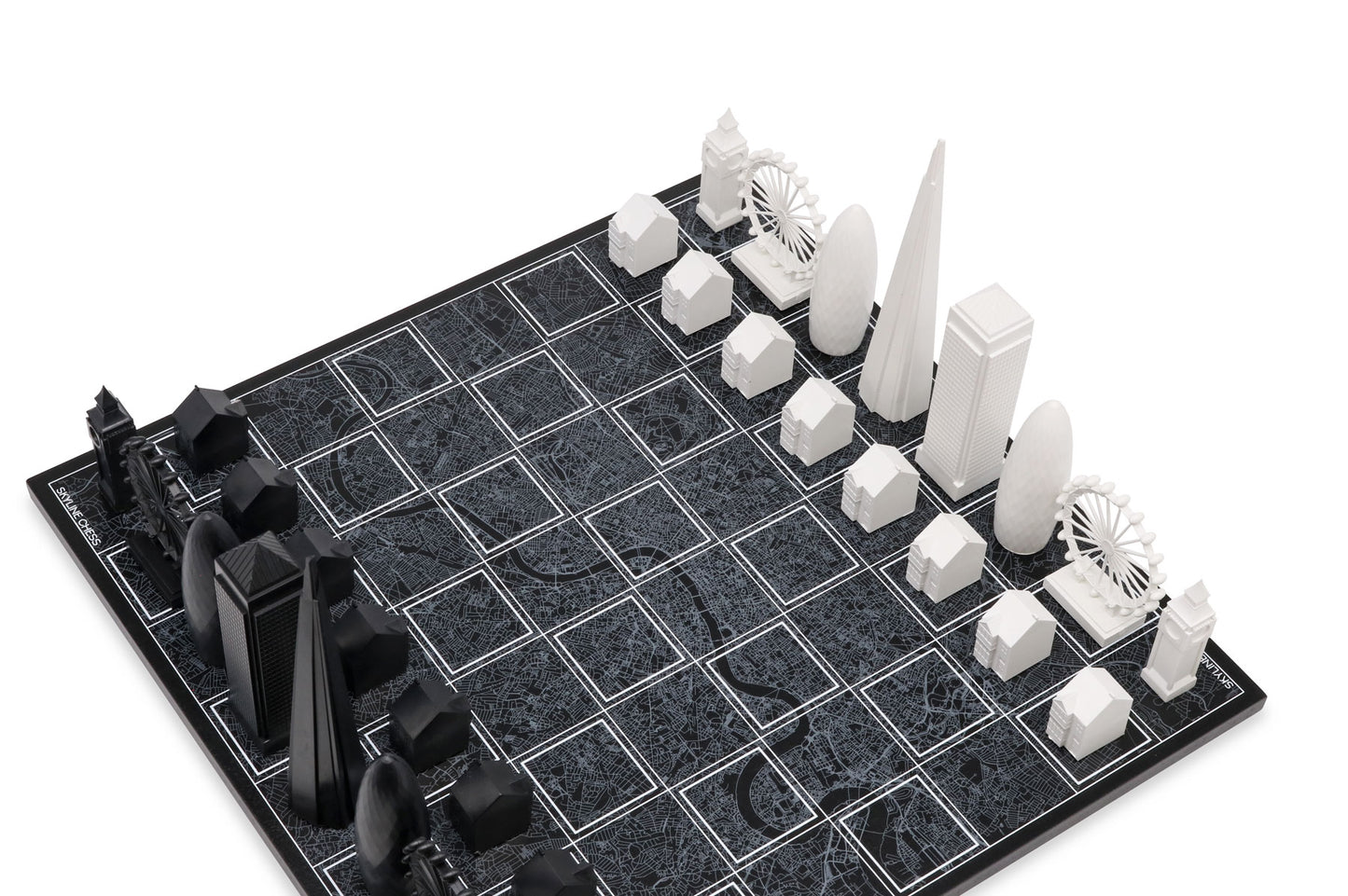 Chess Skyline City Map Board