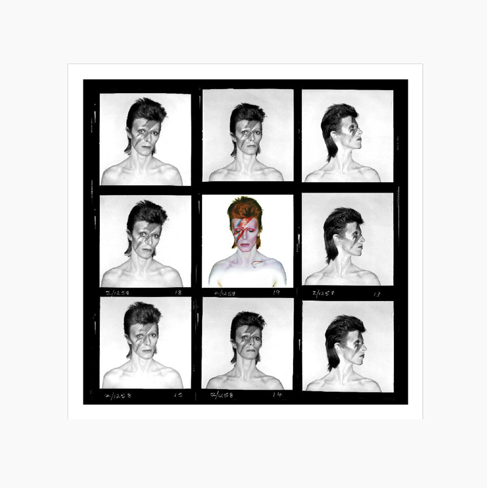 Aladdin Sane Demi Contact Sheet Print