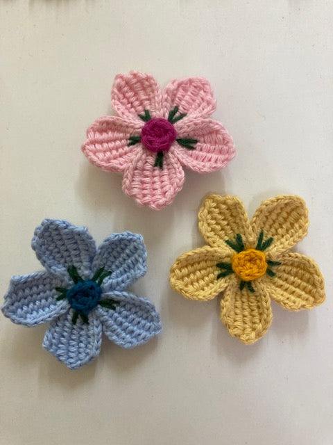 
                  
                    Crochet Sakura Flower Brooch
                  
                