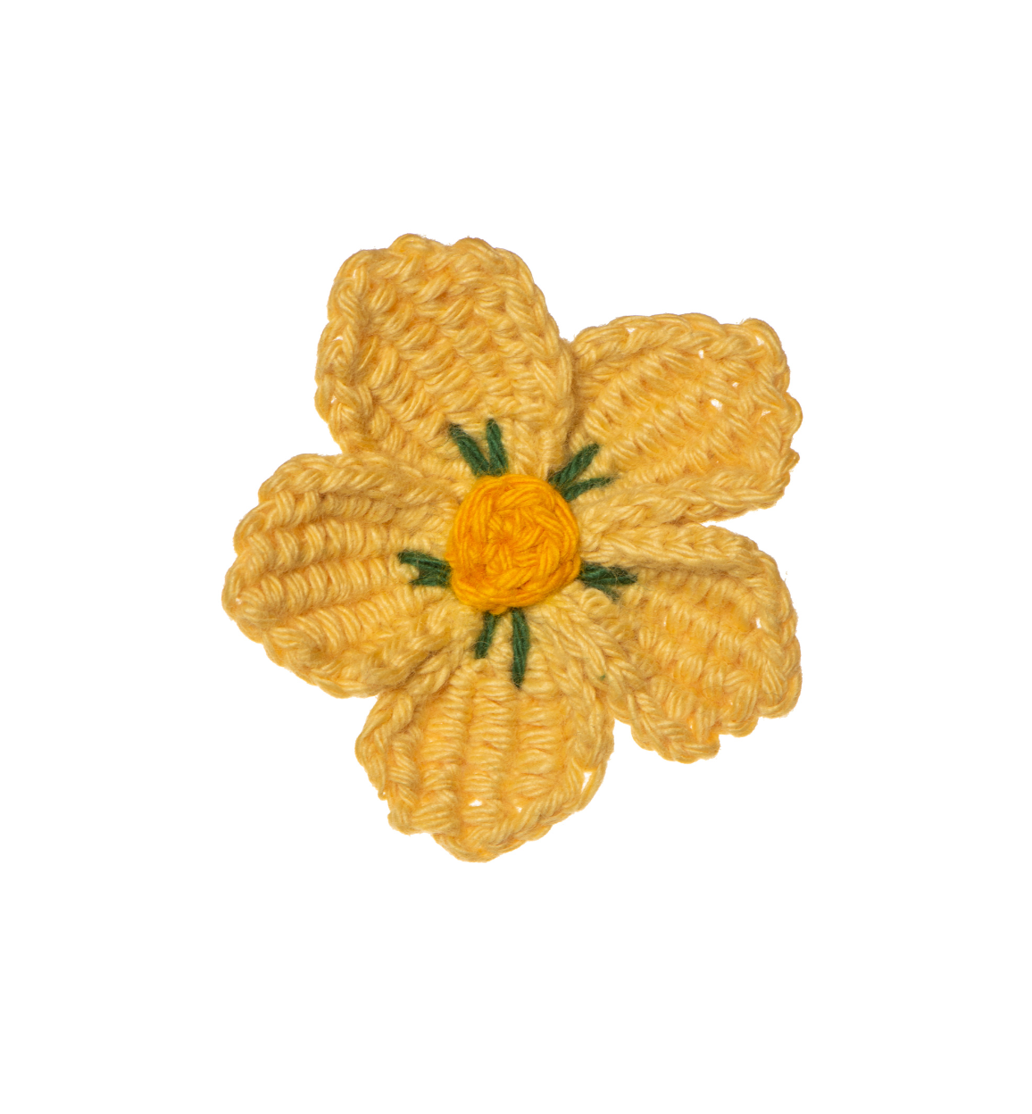 Crochet Sakura Flower Brooch