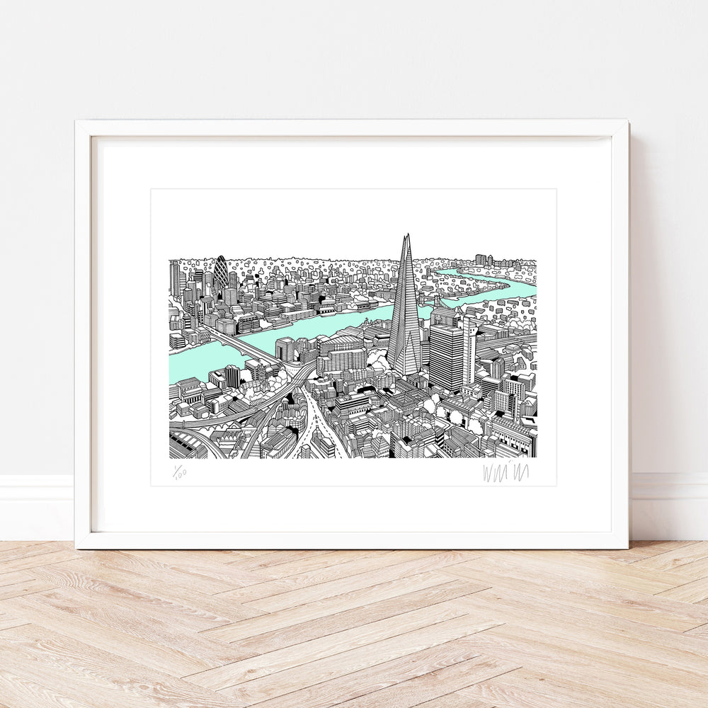 A View from the Shard Print