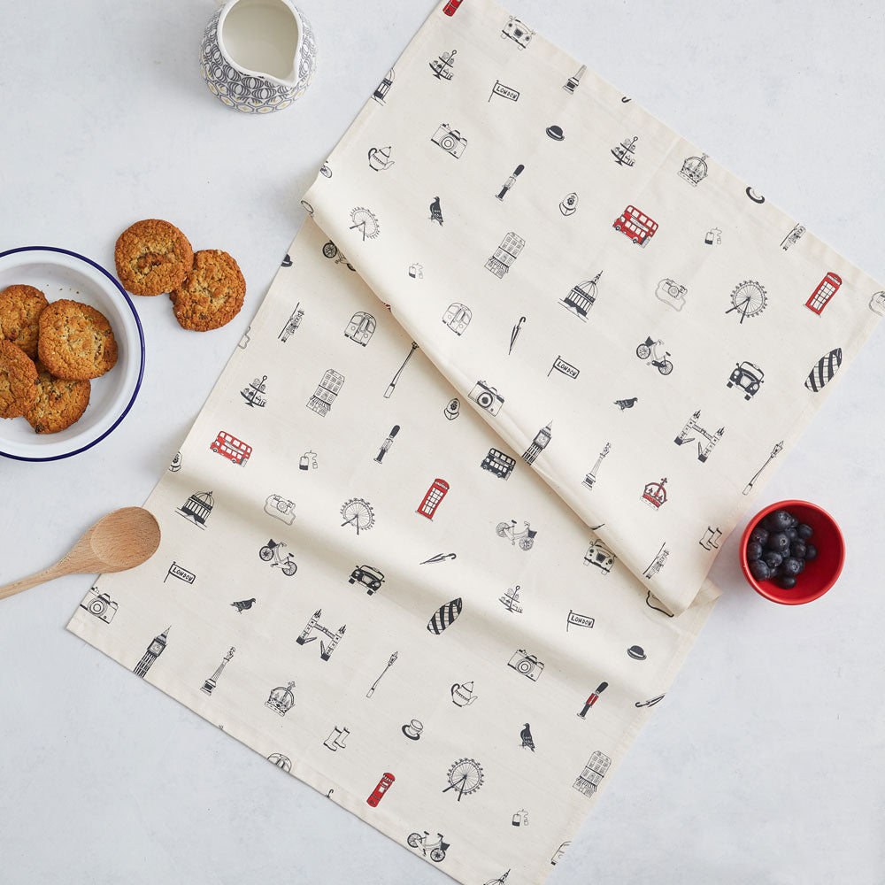 Simply London Tea Towel