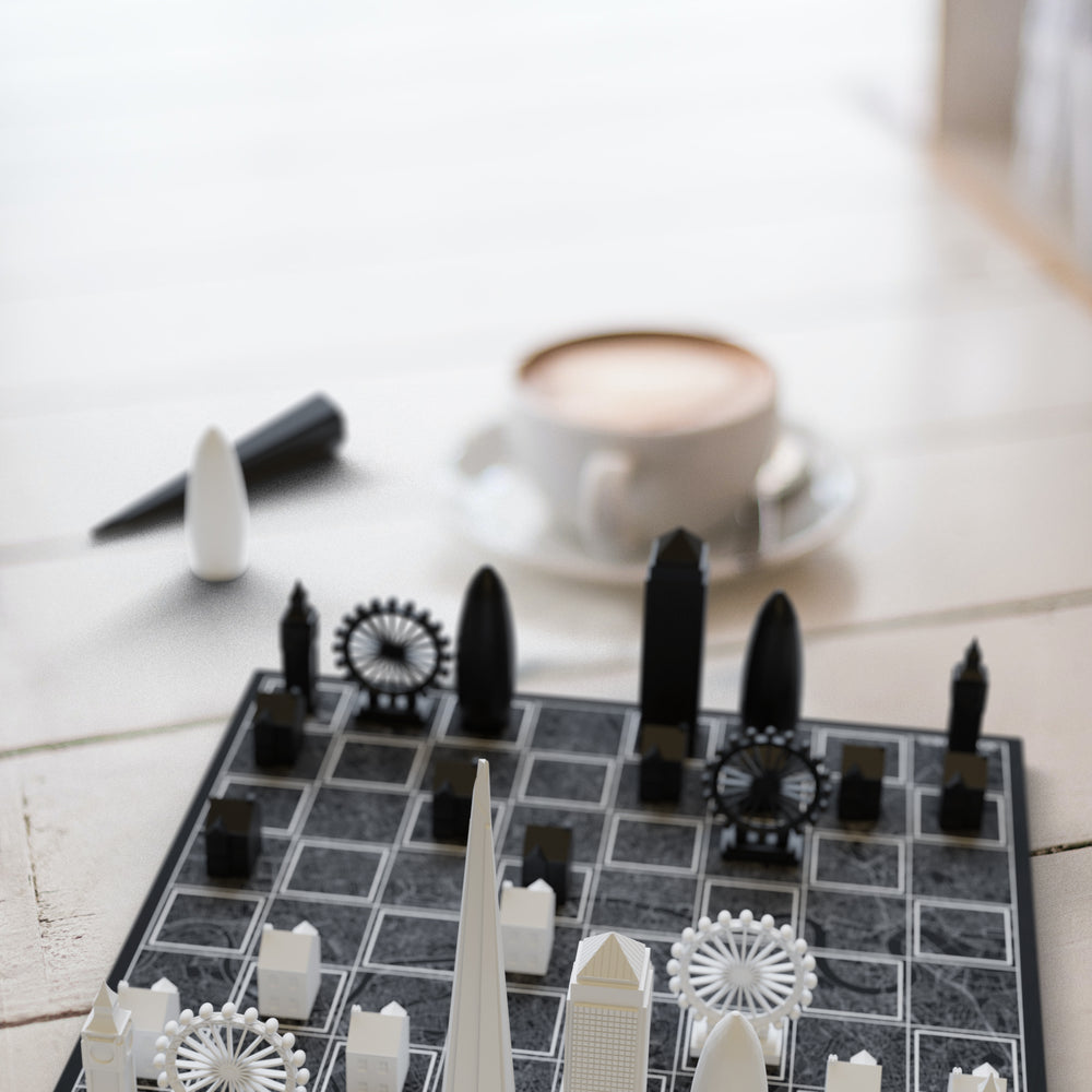 
                  
                    Chess Skyline City Map Board
                  
                