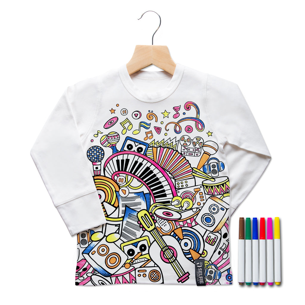 Music Colour In T-Shirt