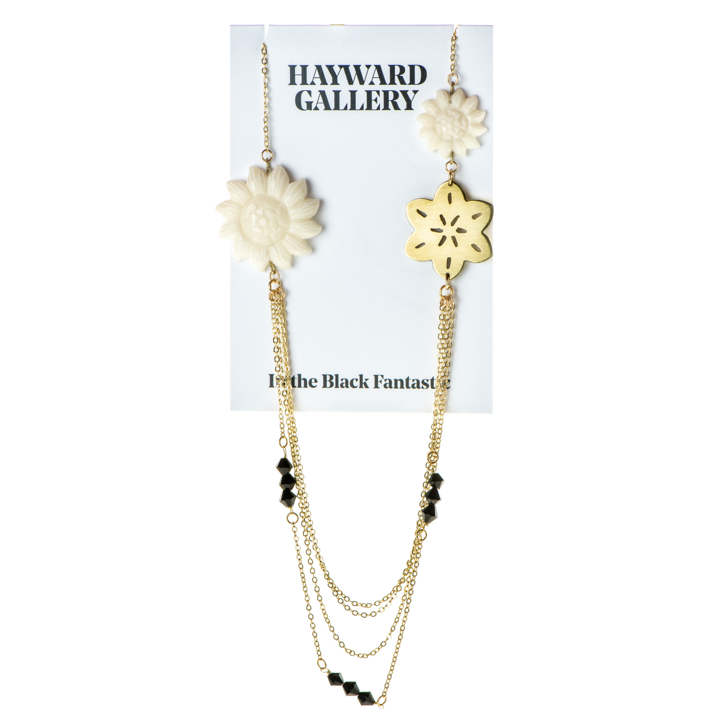 Black and gold statement necklace from Primark. UK... - Depop