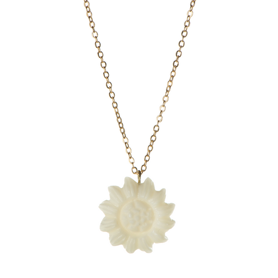 Load image into Gallery viewer, Tagua Flower Pendant
