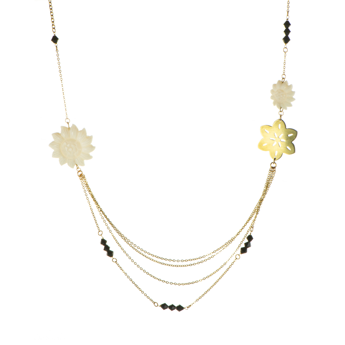 roman-chunky-gold-statement-necklace | Otis Jaxon Jewellery