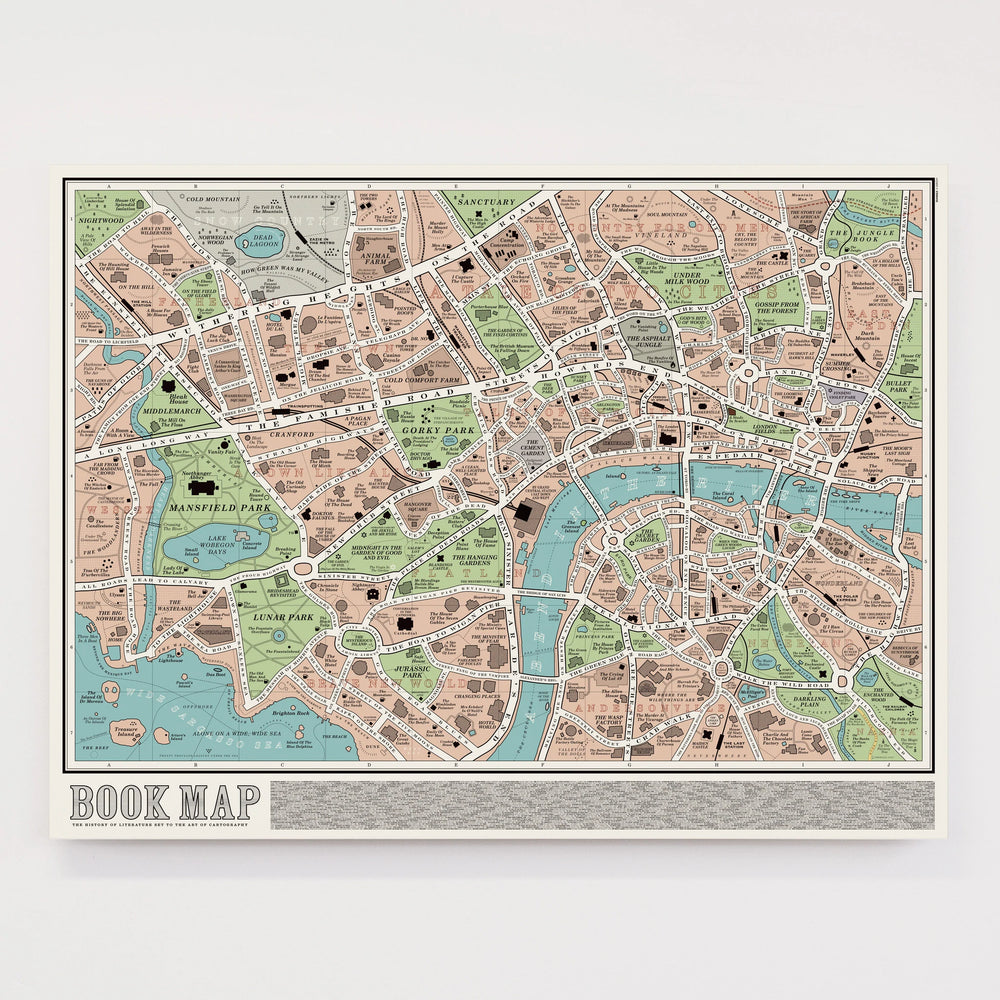 
                  
                    Book Map Print
                  
                