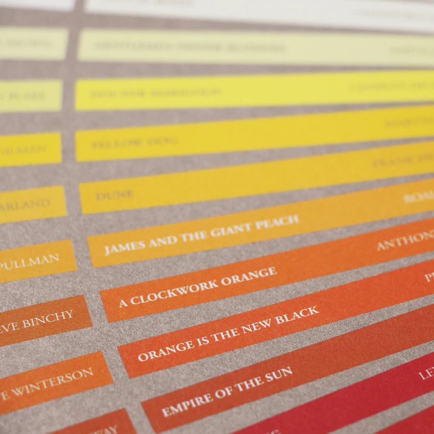 Colour of Books Print