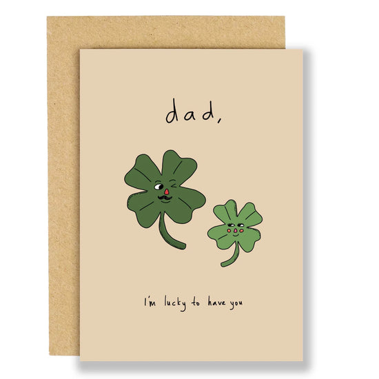 Load image into Gallery viewer, Lucky Me Father&amp;#39;s Day Card
