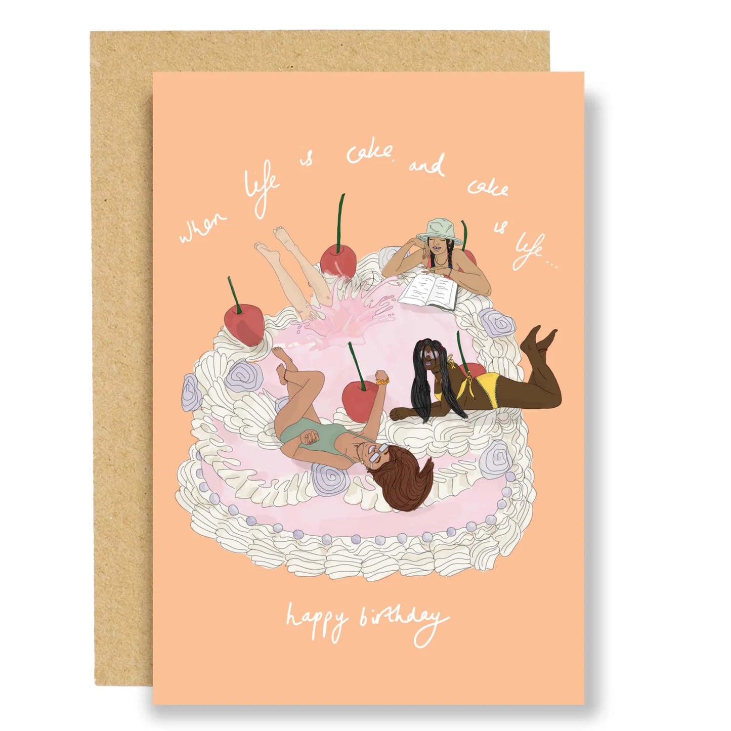 Life is Cake Birthday Card