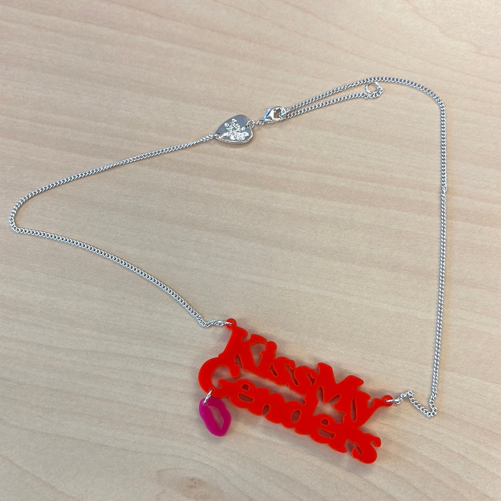 Kiss My Genders Necklace