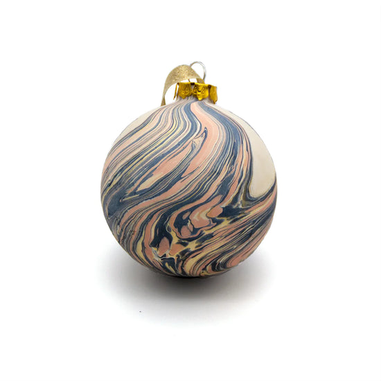 Ceramic Marbled Bauble