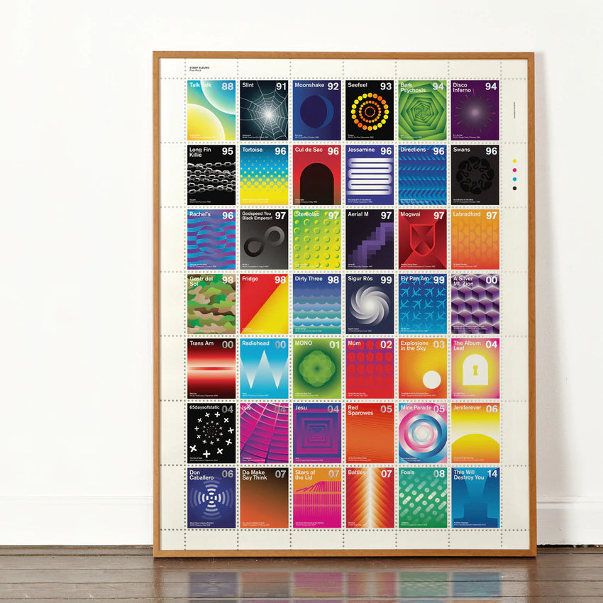 Stamp Albums Post-Rock Print