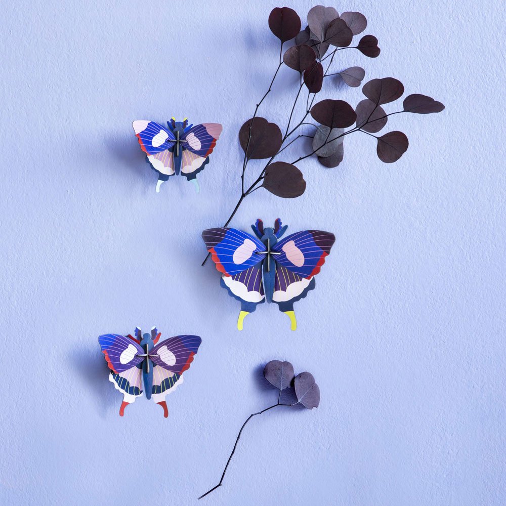 Totem Set of 3 Swallowtail Butterflies