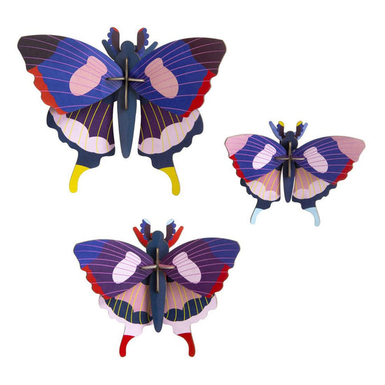 Totem Set of 3 Swallowtail Butterflies