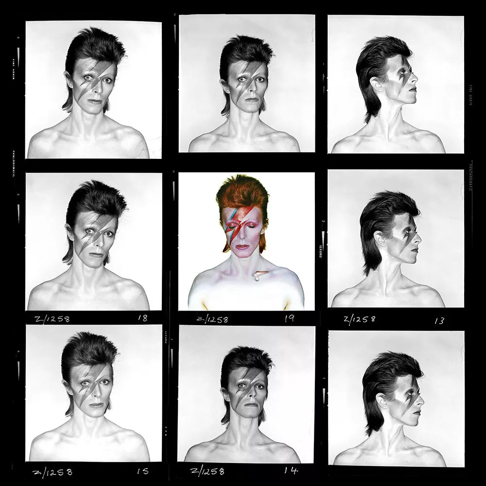 Aladdin Sane Demi Contact Sheet Print